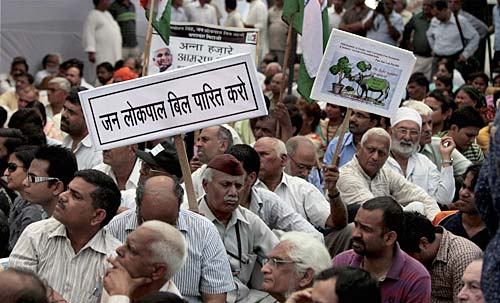 अन्‍ना हजारे का जनआंदोलन