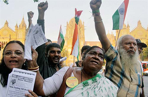 अन्‍ना हजारे का जनआंदोलन