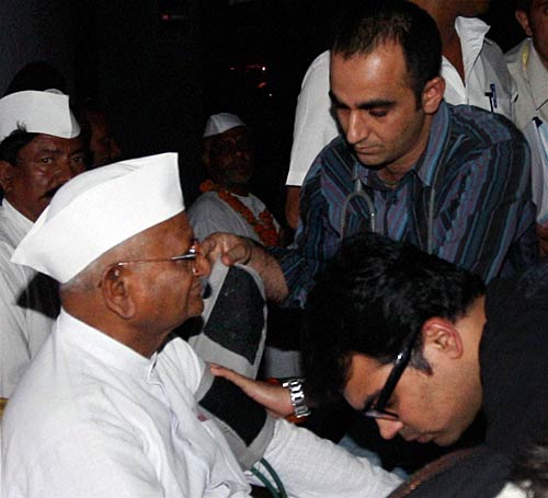 अन्‍ना हजारे का जनआंदोलन