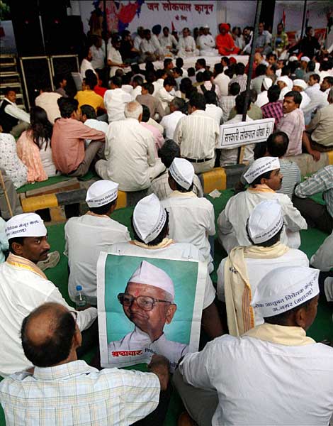 अन्‍ना हजारे का जनआंदोलन