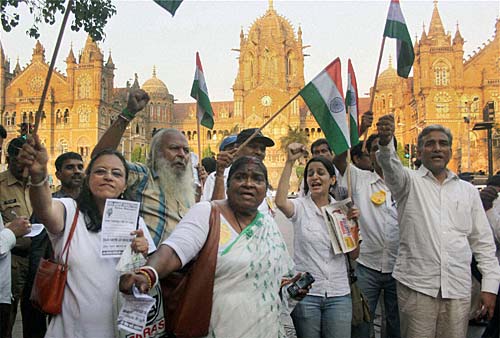 अन्‍ना हजारे का जनआंदोलन