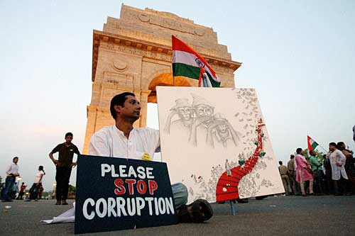 अन्ना की मुहिम को जन समर्थन  । फोटोः जनआंदोलन