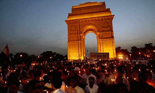 अन्ना की मुहिम को जन समर्थन  । फोटोः जनआंदोलन