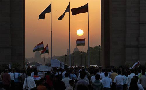 करप्शन के खिलाफ जुटा पूरा हिन्दुस्तान । जनसमर्थन