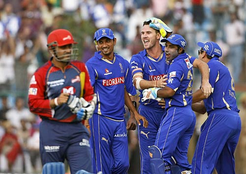 राजस्‍थान ने दिल्‍ली को 6 विकेट से रौंदा