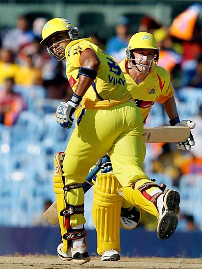 चेन्‍नई ने बैंगलोर को 21 रन से हराया...