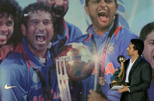 सचिन को उमरीगर अवार्ड । विश्‍वविजेता