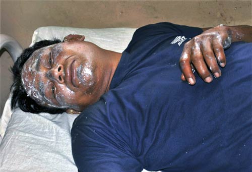 फरीदाबाद विमान हादसे की तस्‍वीरें | भय का माहौल