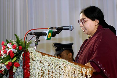 जयललिता बनी तमिलनाडु की मुख्‍यमंत्री