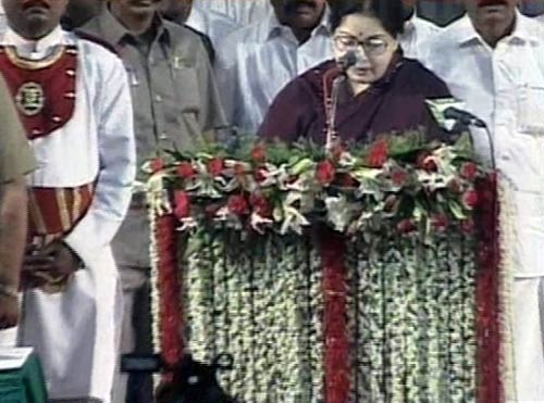 जयललिता बनी तमिलनाडु की मुख्‍यमंत्री