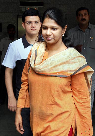 कनिमोझी की कोर्ट में पेशी