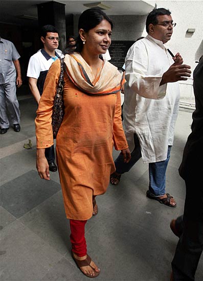 कनिमोझी की कोर्ट में पेशी