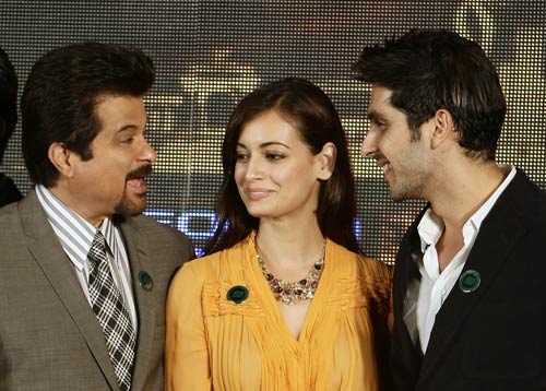 आईफा में अनिल, दीया और जायद की मस्‍ती