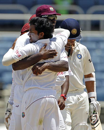 भारत-वेस्टइंडीज किंग्सटन टेस्ट, पहले दिन की झलकियां