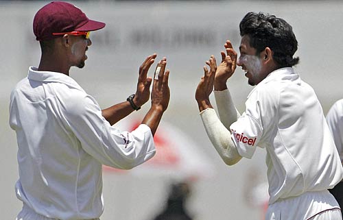 भारत-वेस्टइंडीज किंग्सटन टेस्ट, तीसरे दिन की झलकियां