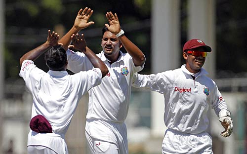 भारत-वेस्टइंडीज किंग्सटन टेस्ट, पहले दिन की झलकियां