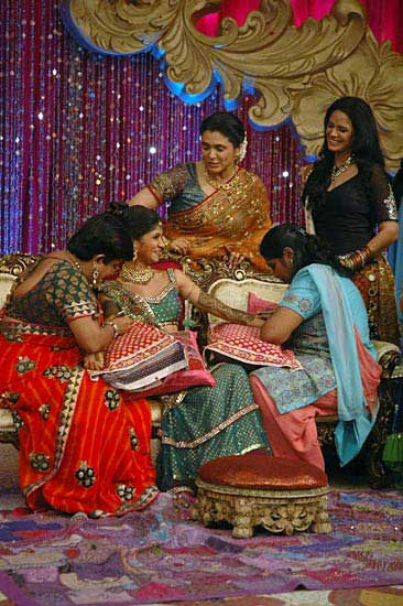 रतन राजपूत की मेहंदी की रस्म | फोटो: रतन के दिवाने