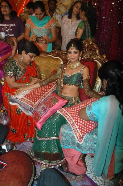 रतन राजपूत की मेहंदी की रस्म | फोटो: रतन के दिवाने