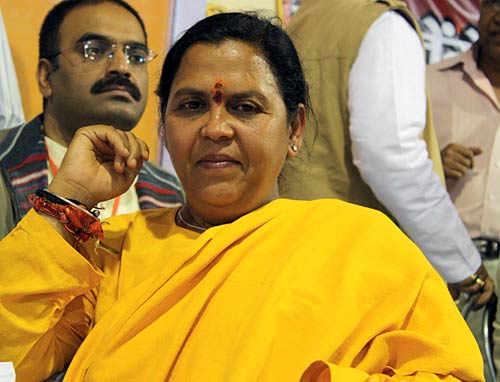 उमा भारती की अनदेखी तस्‍वीरें