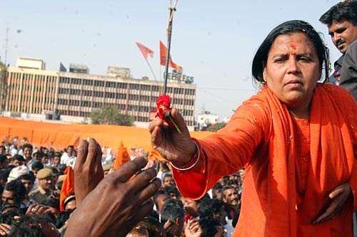 उमा भारती की अनदेखी तस्‍वीरें