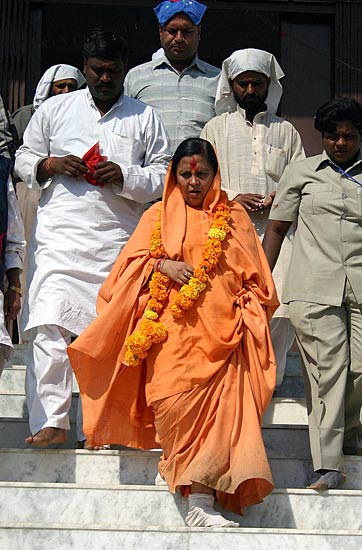 उमा भारती की अनदेखी तस्‍वीरें