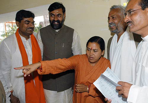 उमा भारती की अनदेखी तस्‍वीरें