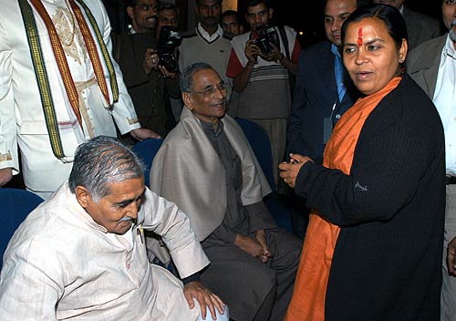 उमा भारती की अनदेखी तस्‍वीरें