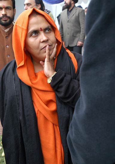 उमा भारती की अनदेखी तस्‍वीरें