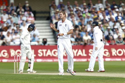 नॉटिंघम टेस्‍ट: दूसरे दिन द्रविड़ और ब्रॉड ने अपनी चमक बिखेरी