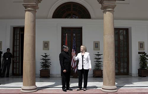 हिलेरी-कृष्णा बातचीत में आतंक अहम मुद्दा