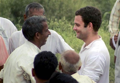 राहुल की 'पदयात्रा' की ताजा तस्‍वीरें । भट्टा में भड़की आग