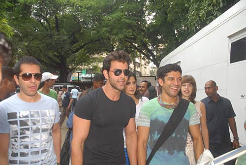 रोड शो पर ‘जिंदगी ना मिलेगी...’ की टीम । 'कैट-फरहान-अभय'