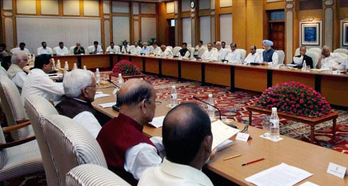 सर्वदलीय बैठक में जनलोकपाल पर नहीं बनी सहमति