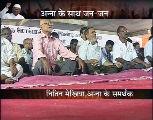 ये हैं अन्ना के अलबेले समर्थक... | सड़कों पर समर्थन