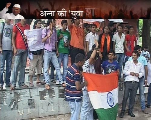 ये हैं अन्ना के अलबेले समर्थक... | सड़कों पर समर्थन