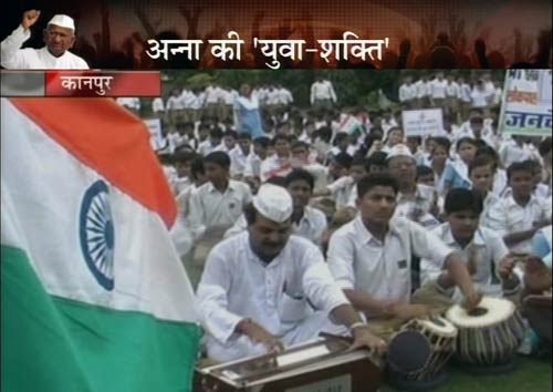 ये हैं अन्ना के अलबेले समर्थक... | सड़कों पर समर्थन