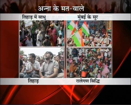 ये हैं अन्ना के अलबेले समर्थक... | सड़कों पर समर्थन