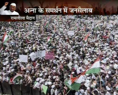 गांधी टोपी बनी अन्‍ना आंदोलन की मशाल...| अलबेले समर्थक...