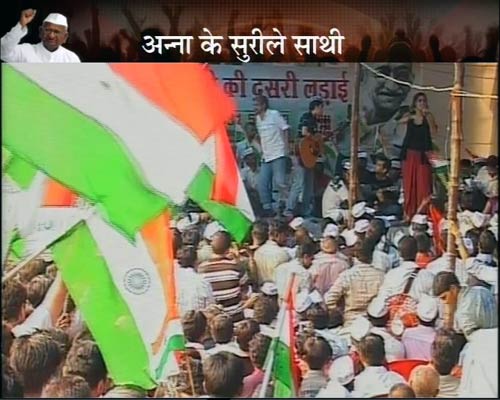 अन्‍ना के 'मत-वाले' समर्थक । अन्ना के अलबेले समर्थक...