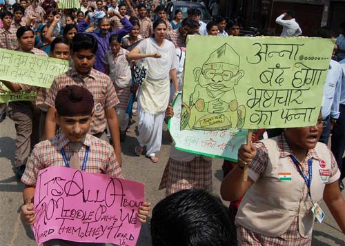 मैं भी अन्‍ना, तू भी अन्‍ना, हम सब अन्‍ना... | अन्‍ना गिरफ्तार