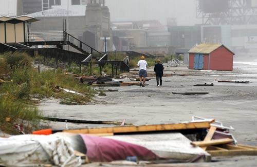 हरीकेन आईरीन से न्‍यूयार्क में भारी तबाही