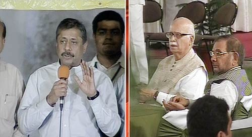 अनशन पर अन्ना, दावत उड़ाते नेता | वीडियो