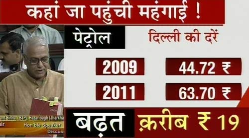 महंगाई से जनता परेशान, संसद में बहस