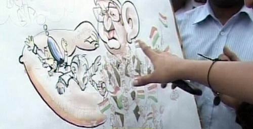 ‘दबंग’ अन्ना बने पोस्टरों के ‘मुन्ना भाई’ | अलबेले समर्थक