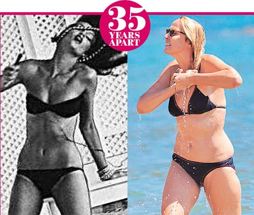 चढ़ती उमरिया से बेअसर ये बिकनी गर्ल्‍स...| स्विमसूट में जलपरियां