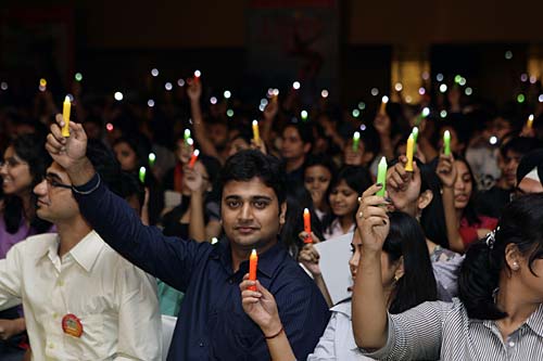 तस्वीरों में माइंड रॉक्स इंडिया टुडे यूथ समिट 2011 | NO MORE भ्रष्‍टाचार