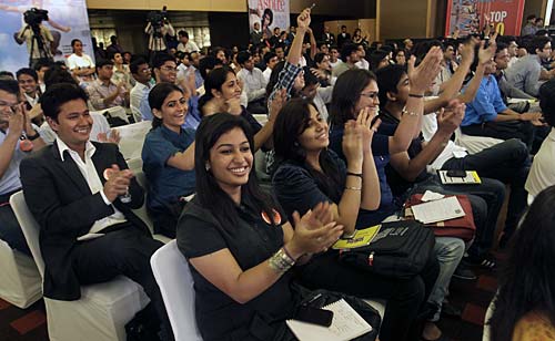 तस्वीरों में माइंड रॉक्स इंडिया टुडे यूथ समिट 2011 | NO MORE भ्रष्‍टाचार