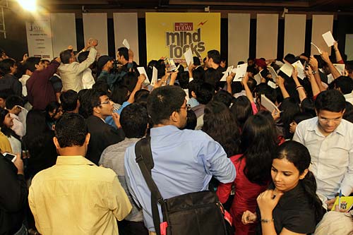 तस्वीरों में माइंड रॉक्स इंडिया टुडे यूथ समिट 2011 | NO MORE भ्रष्‍टाचार