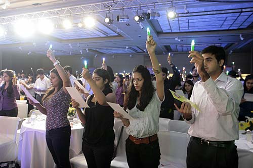 तस्वीरों में माइंड रॉक्स इंडिया टुडे यूथ समिट 2011 | NO MORE भ्रष्‍टाचार