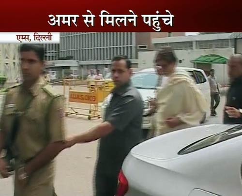 अमर सिंह से बिग बी ने की मुलाकात